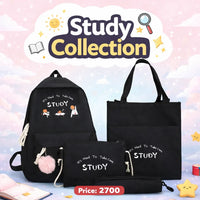 Study Collection – Stylish Canvas Bag Set