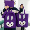 Bunny 4-in-1 Canvas Backpack Set for Girls | 18L School, College & University Bag Collection
