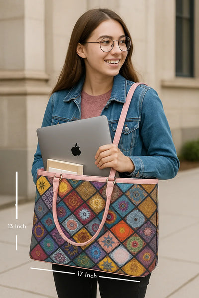 University Girl Premium Tote Bag - Best for Books & Laptop