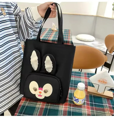 Bunny 4-in-1 Canvas Backpack Set for Girls | 18L School, College & University Bag Collection