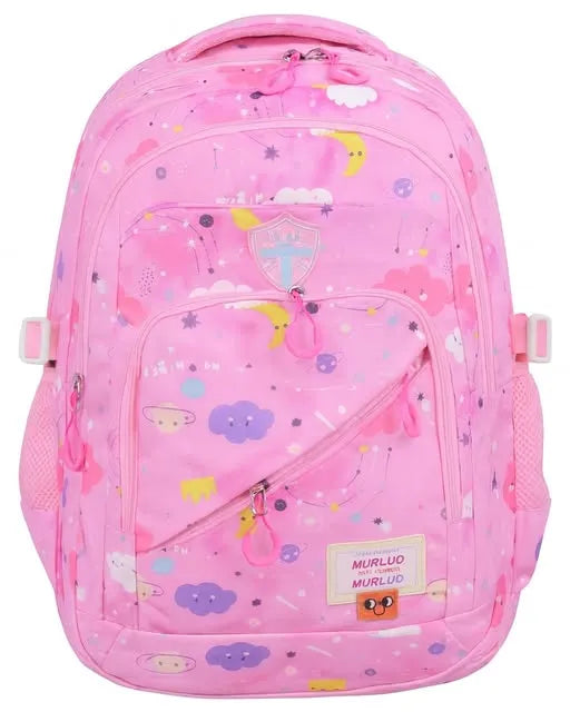 Colorful Unicorn & Cloud Print Girls’ School Backpacks – Magical Pastel Bags for Kids & Teens