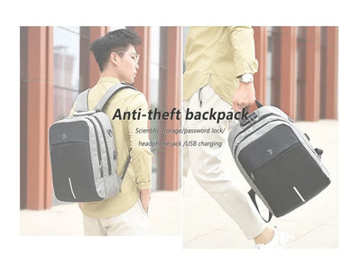 Smart Backpack | Password Lock | USB & Handfree Port