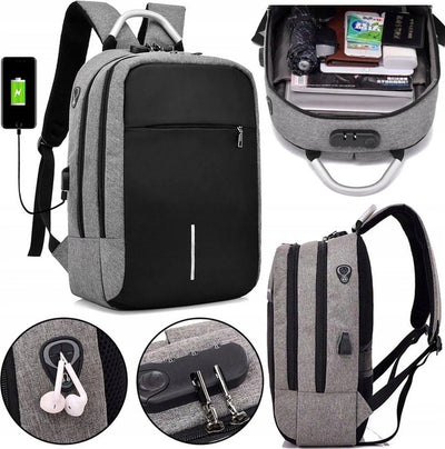 Smart Backpack | Password Lock | USB & Handfree Port