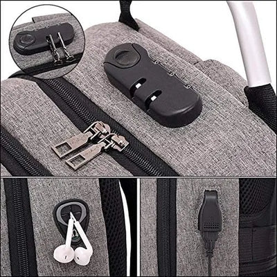 Smart Backpack | Password Lock | USB & Handfree Port