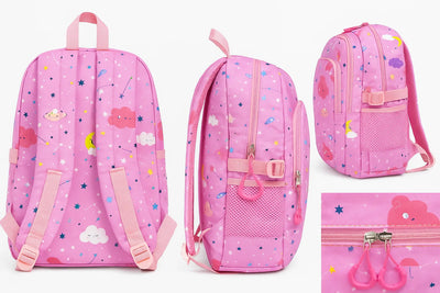 Colorful Unicorn & Cloud Print Girls’ School Backpacks – Magical Pastel Bags for Kids & Teens