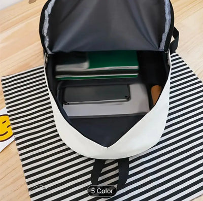 Korean Fashion 4 in 1 Girls Bag Set – Backpack, Crossbody, Tote & Pouch