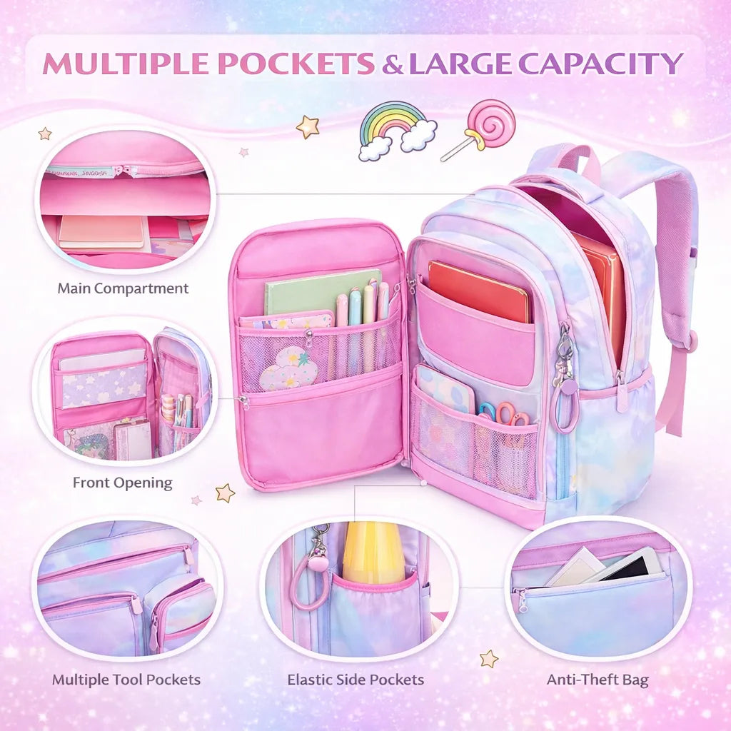 Multi-Pocket School Backpack for Students in Pakistan – Nobel Impress