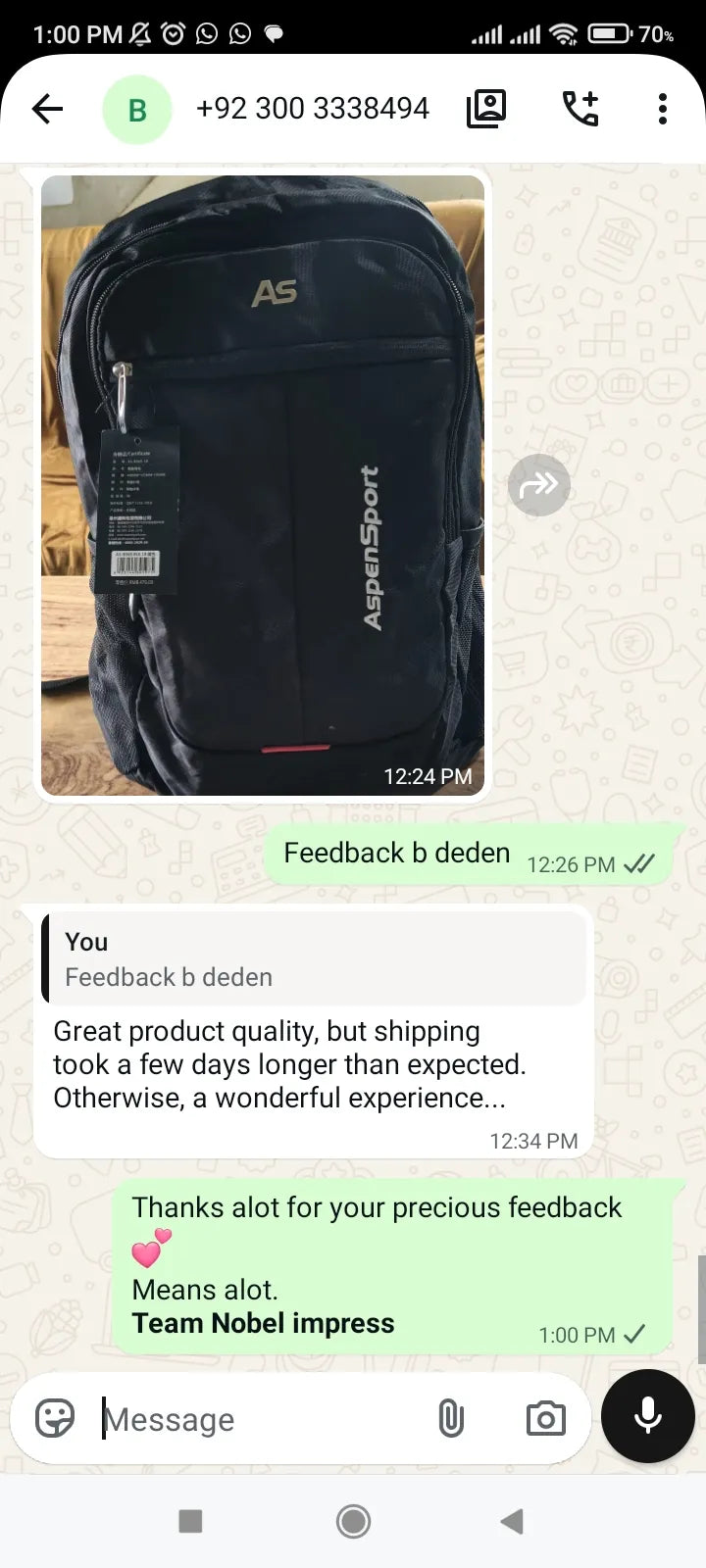 WhatsApp Review 1