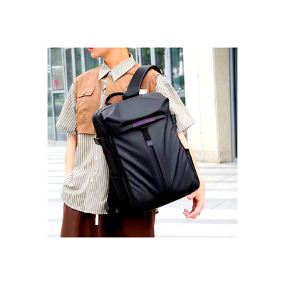 Black Multifunctional Business & Travel Laptop Backpack – Waterproof, Spacious & Comfortable